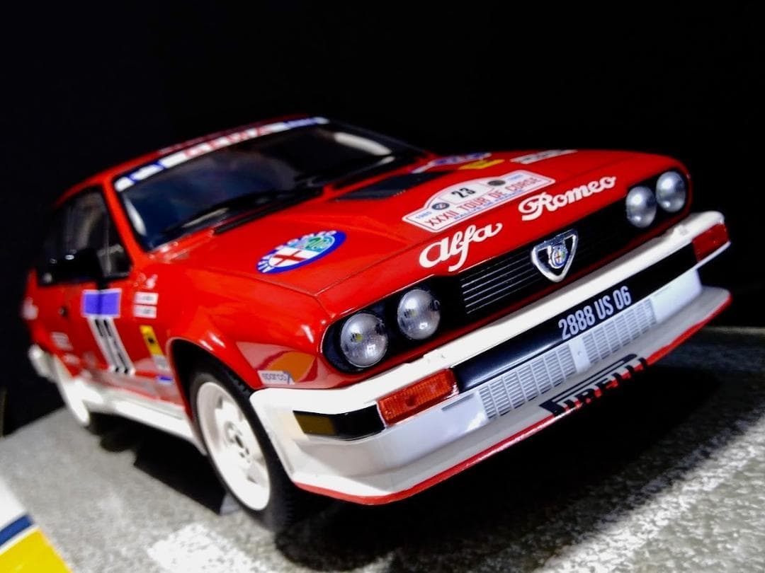 1/18 ソリド　アルファロメオ GTV6　ツール・ド・コルス 1985