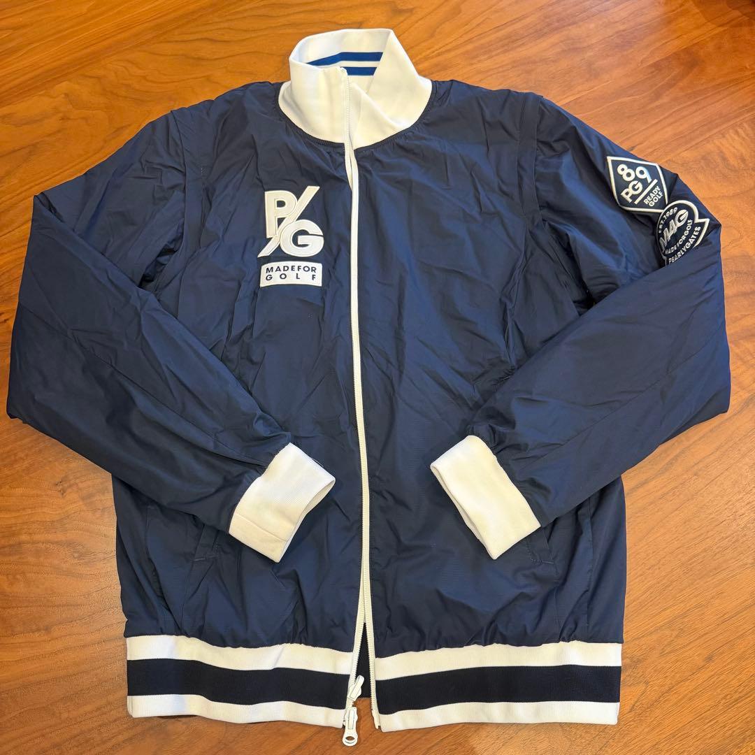 PEARLY GATES PERTEX 中綿 リバーシブル ジャケット 袖脱着可