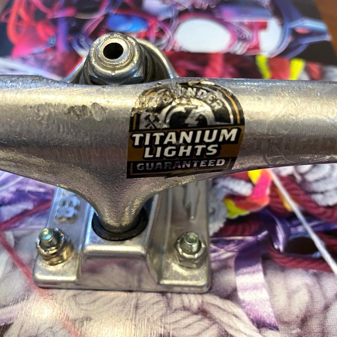 パレス　スケボー　コンプリート　サンダー　チタニウム　スピットファイア　美品