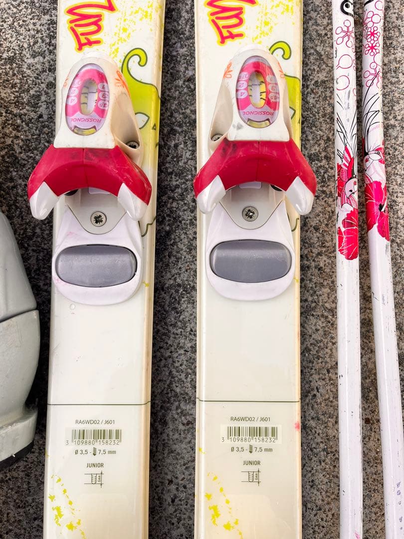 最終値下【初心者向［送料込］】Nordica Fun Girl スキーセット