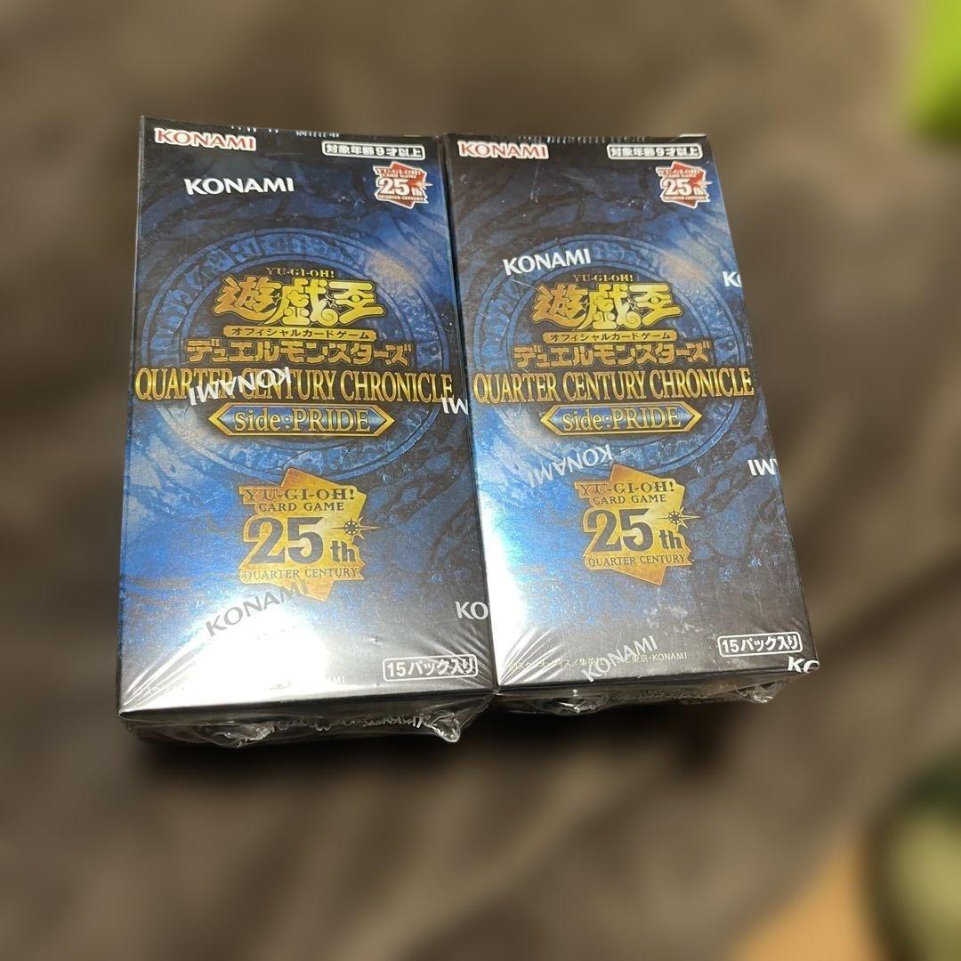 遊戯王クォーターセンチュリークロニクルサイドプライド２５t hシュリンク付き未開