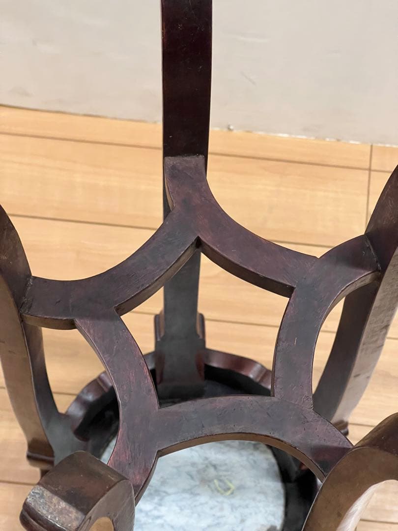 ［美品］花梨　花台　送料込み