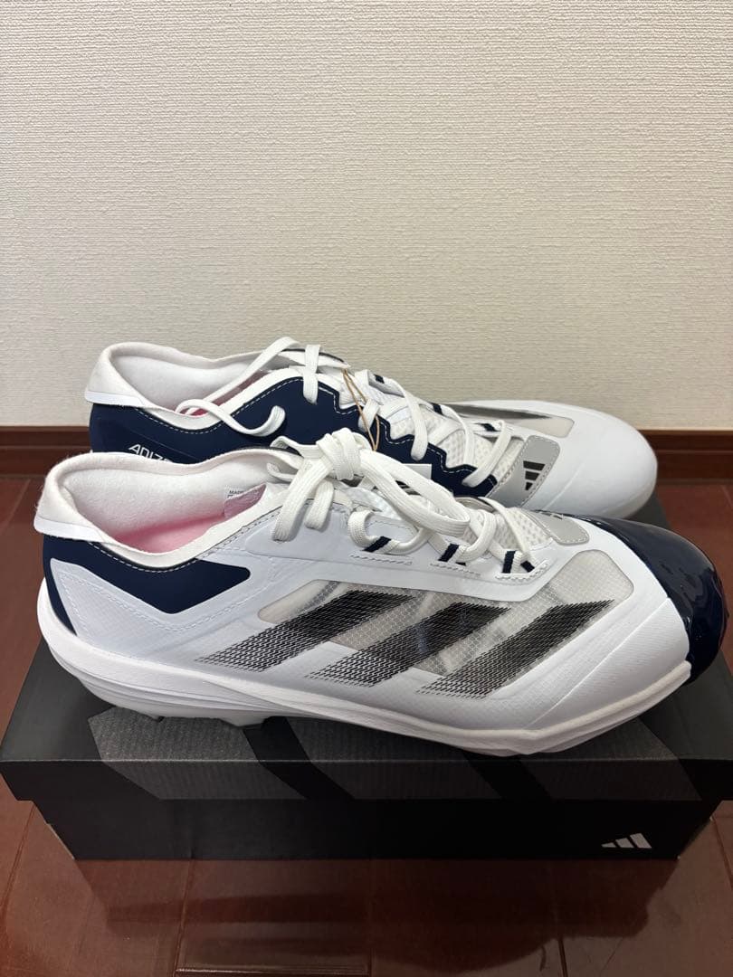 adidas 野球 スパイク ポイント ネイビー 草野球 29.0cm