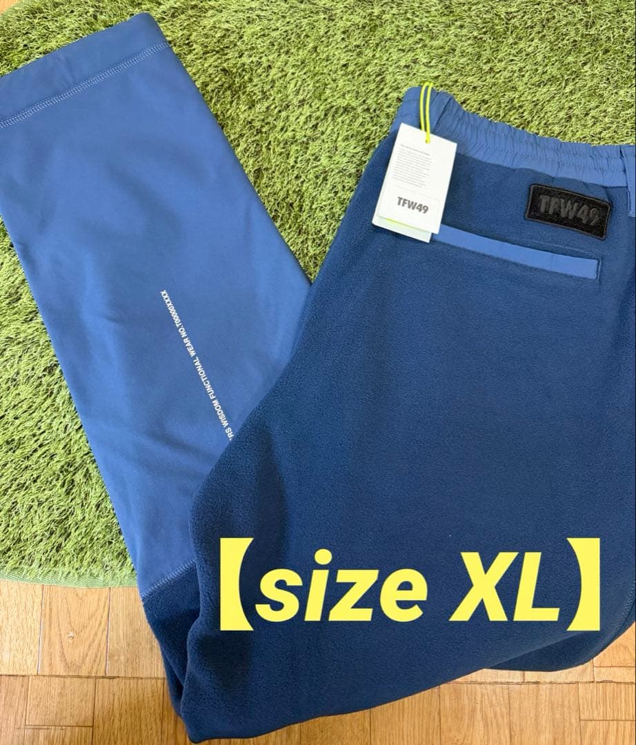 新品正規品【TFW49/XL】フリースジョガーパンツ裏起毛