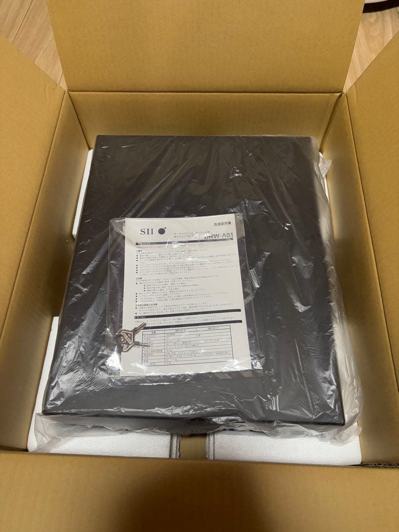 セイコーインスツル　キャッシュドロア（黒）　DRW-A01-K