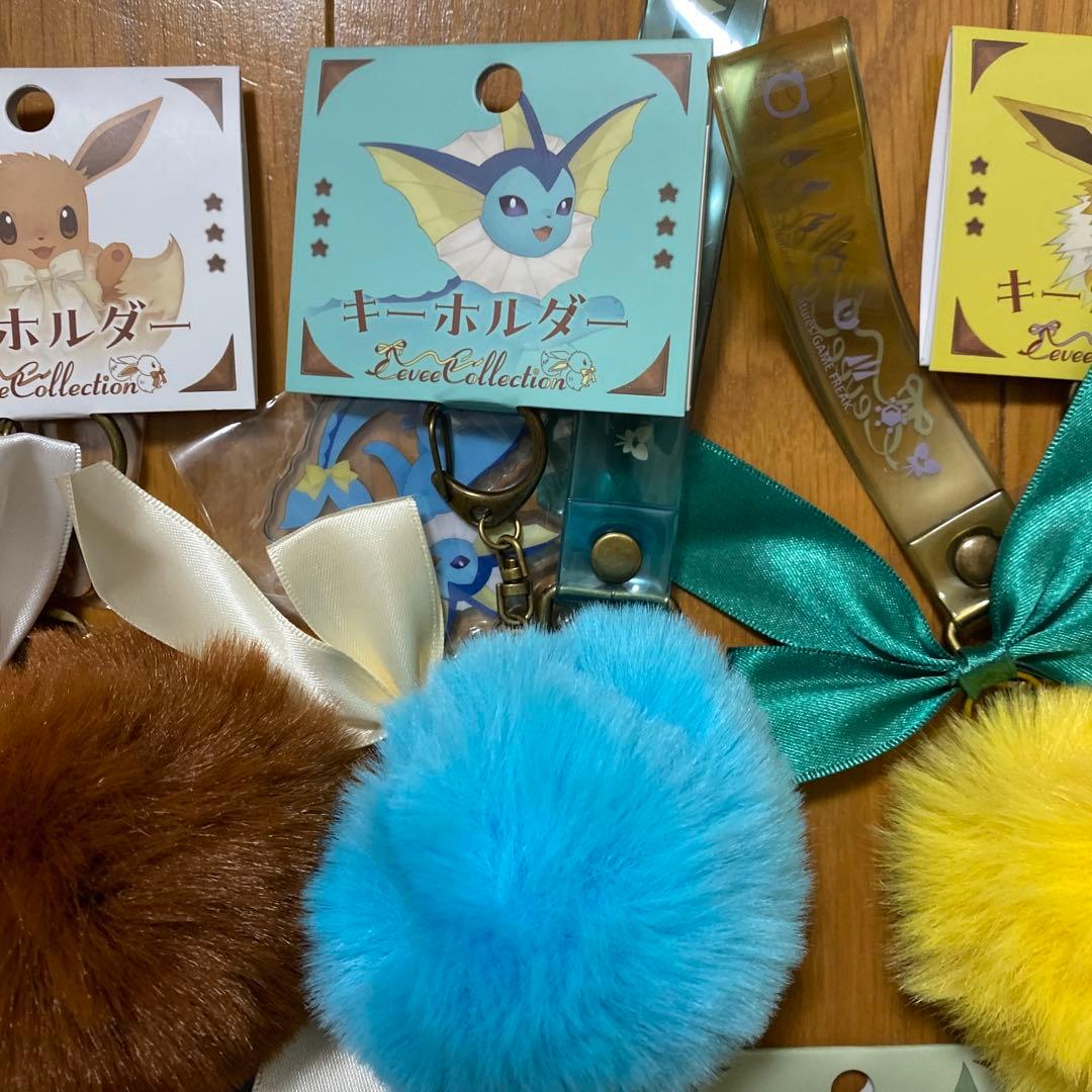 【D】キーホルダー Eevee Collection 全9種類コンプリートセット