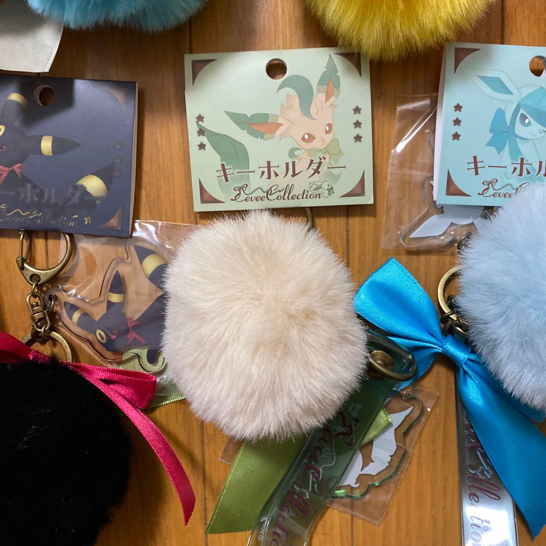 【D】キーホルダー Eevee Collection 全9種類コンプリートセット