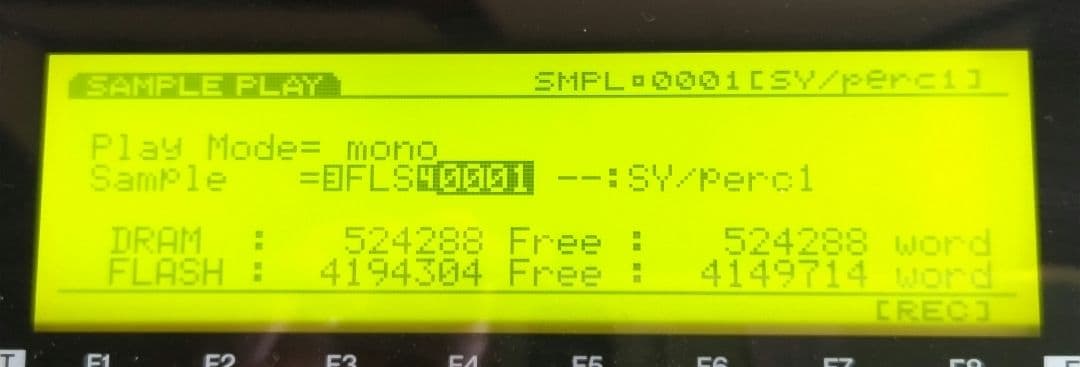 YAMAHA EX5 フラッシュメモリー・SCSI 付