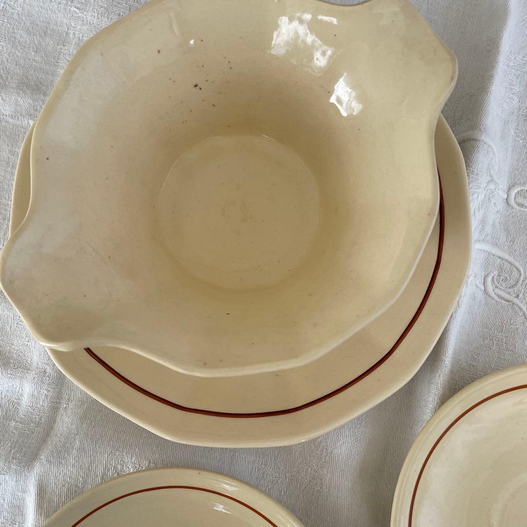 サルグミンヌ　花柄 ソーシェールandプレートセット