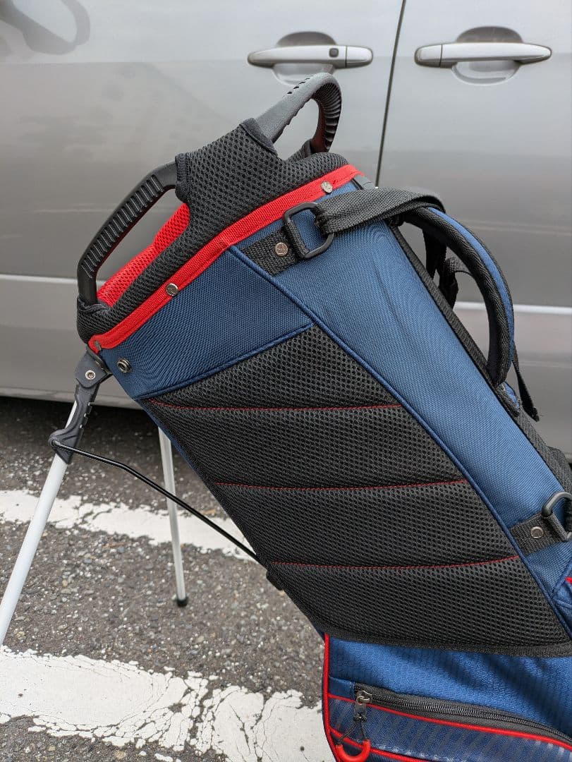 TaylorMade スタンドキャディバッグ ネイビー/レッド
