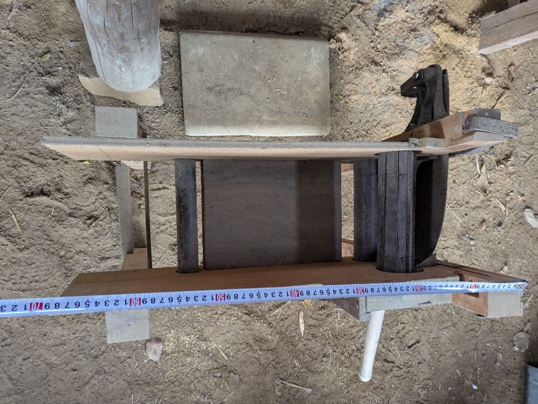 稲藁　裁断機　古道具　アンティーク　手動木工機械　農具