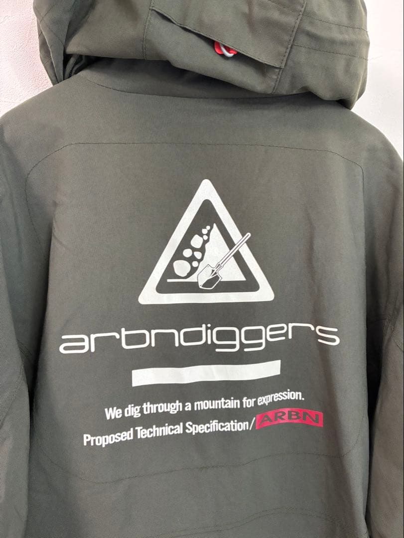 ARBN フード付きジャケット エアーボーン　Mサイズ　スノーボードウェア