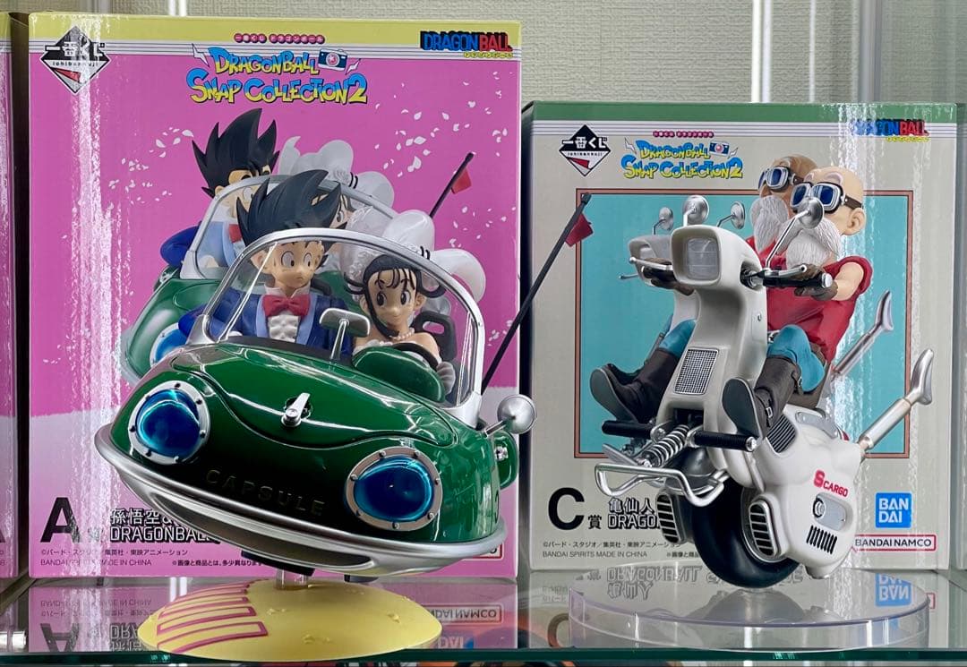ドラゴンボール 一番くじ スナップコレクション2 A賞 悟空&チチ C賞 亀仙人