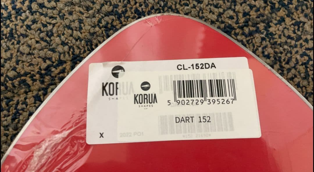 新品■Korua SHAPES DART 152 コルア　シェープス　ダート