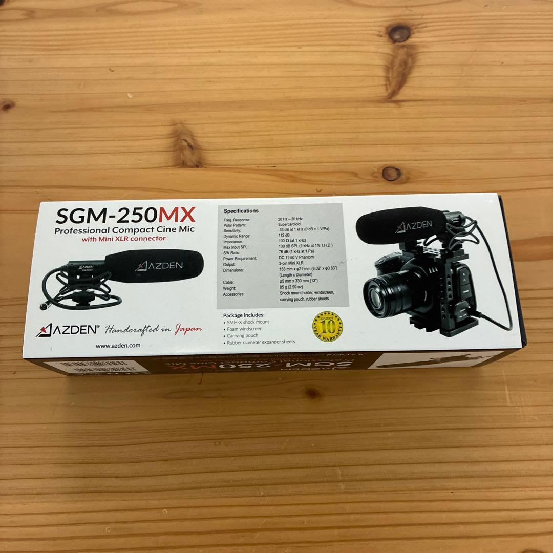 AZDEN SGM-250MX アツデン コンパクトシネママイクロホン