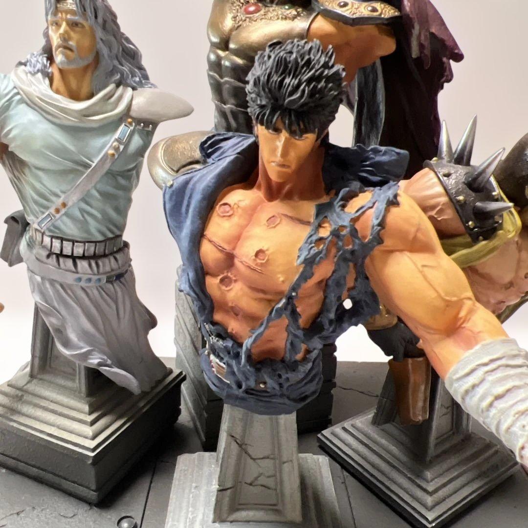 海洋堂　北斗の拳　胸像フィギュア四兄弟まとめ(ジャンク)
