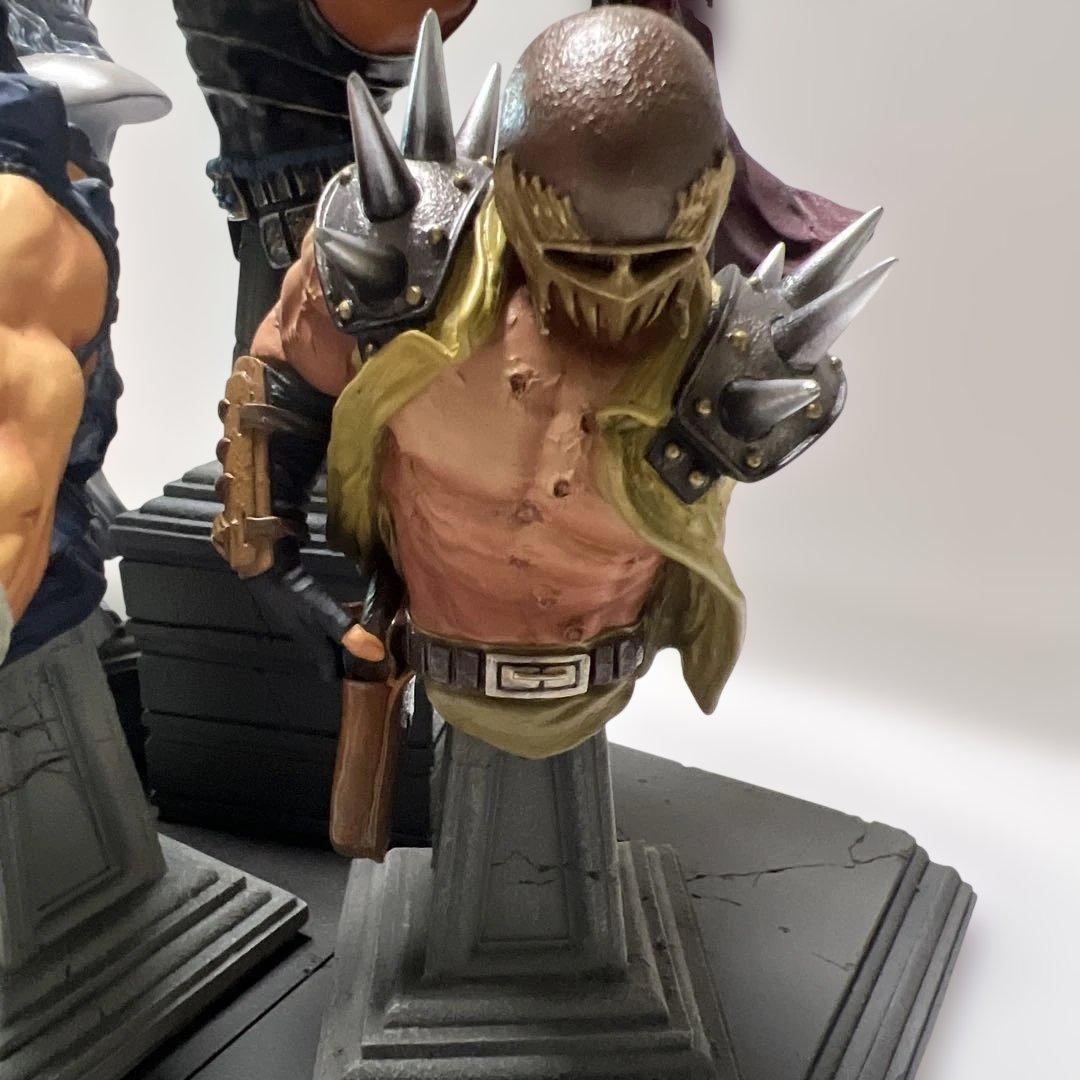 海洋堂　北斗の拳　胸像フィギュア四兄弟まとめ(ジャンク)