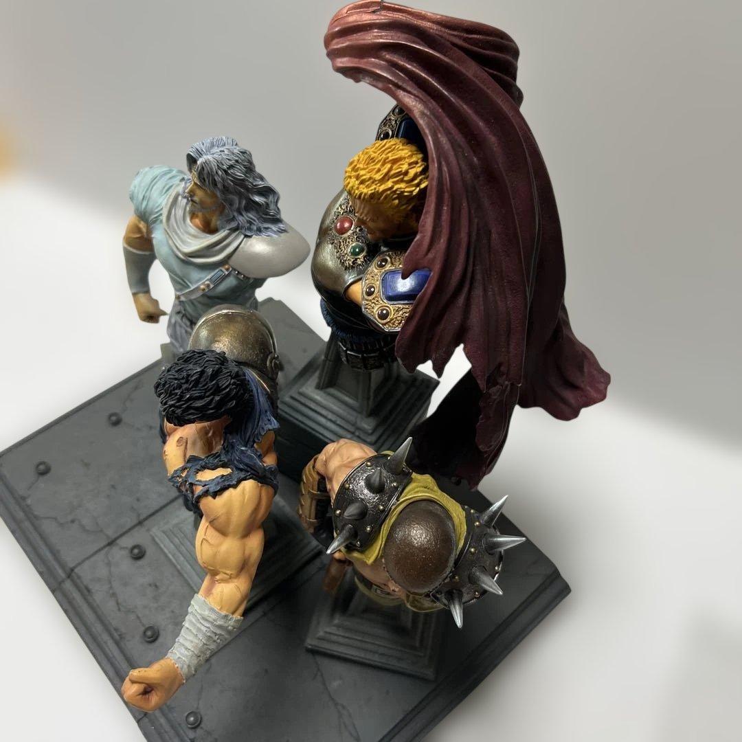 海洋堂　北斗の拳　胸像フィギュア四兄弟まとめ(ジャンク)