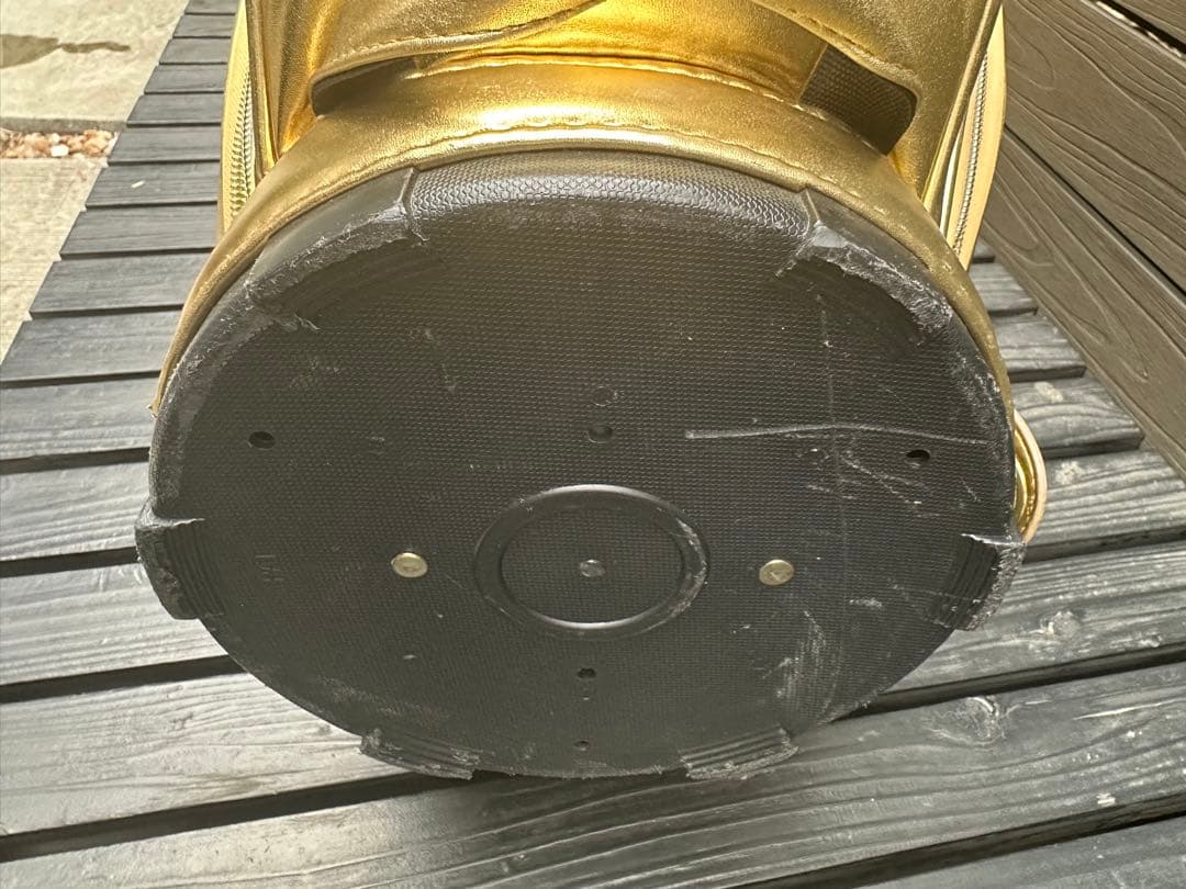 パーリーゲイツ　キャディバッグ　限定品ゴールド