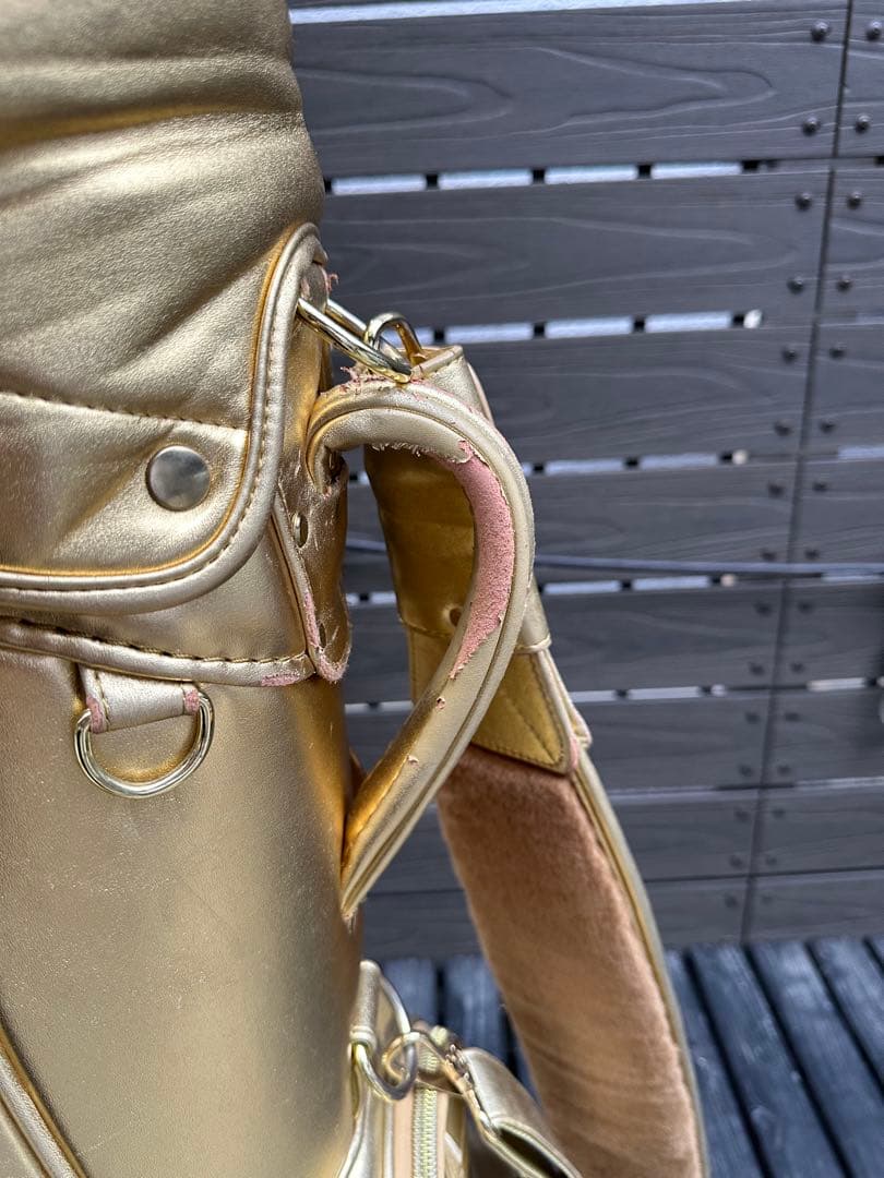 パーリーゲイツ　キャディバッグ　限定品ゴールド