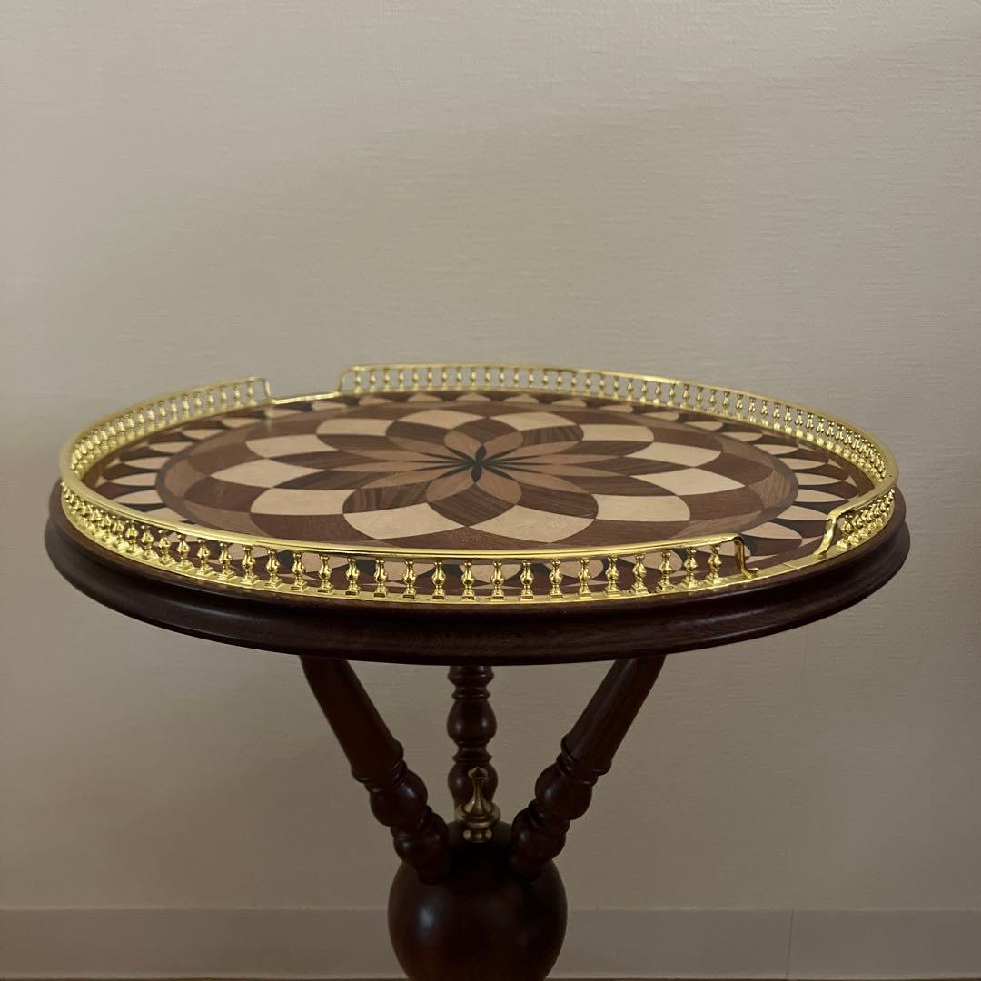 インテリア　ウォールナット　飾り棚　サイドテーブル　アンティーク　ヴィンテージ