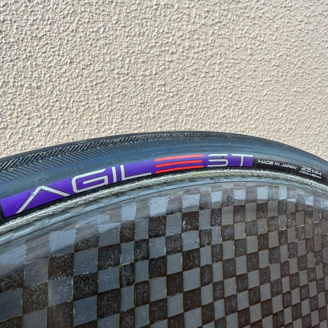 中古美品 CORIMA ディスクホイール シマノ11、12s チューブラー