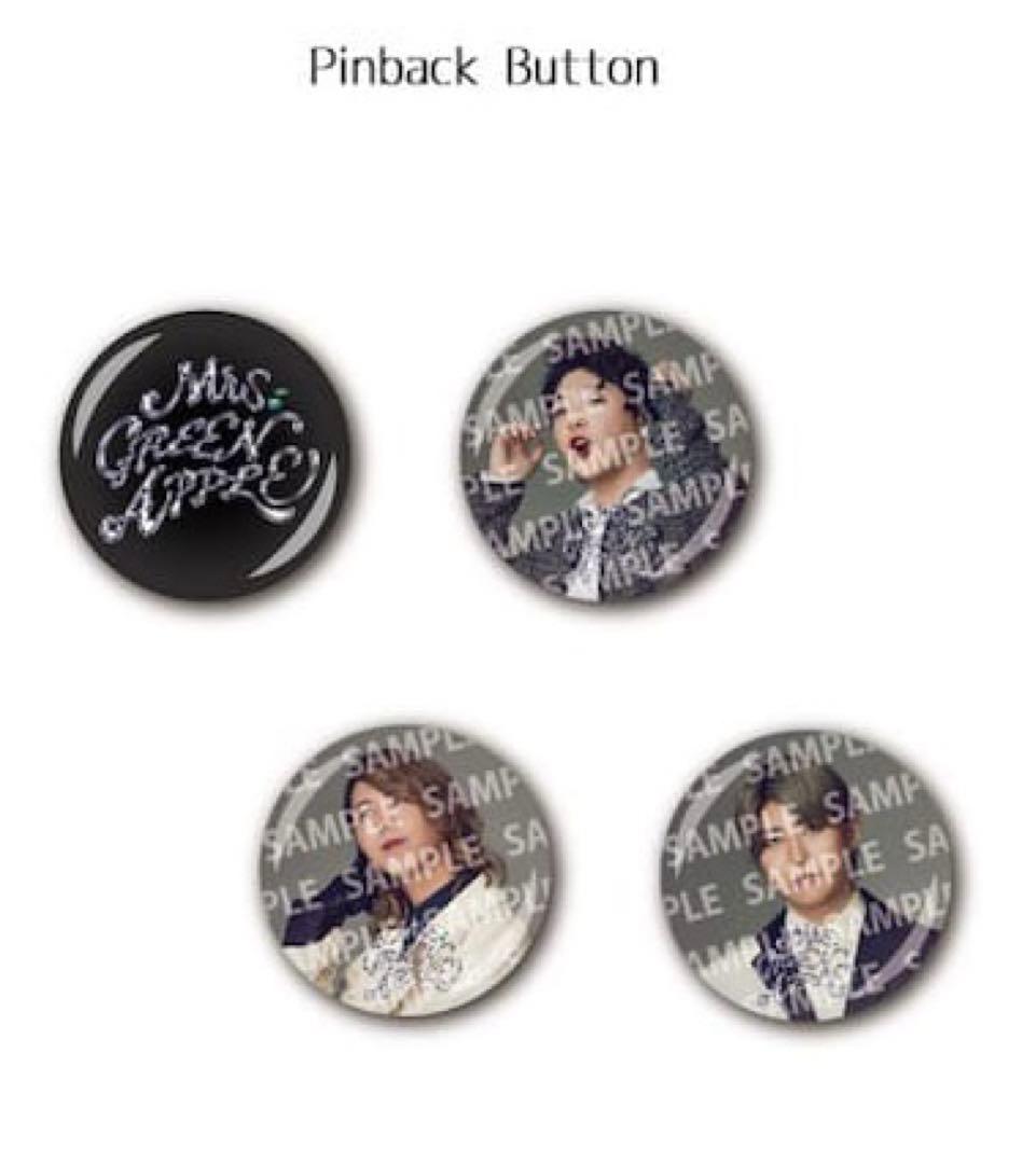 Mrs. GREEN APPLE ポップアップストア ピンバッジ ボタン コンプ