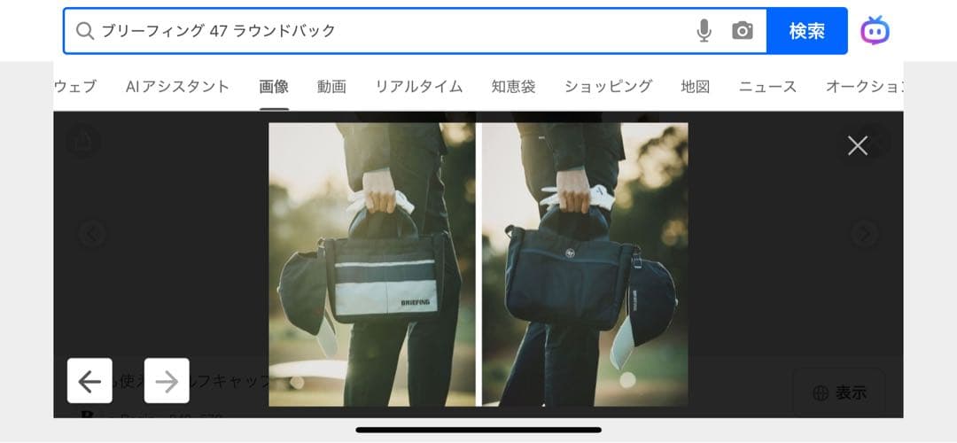 【新品未使用　タグ付き】 BRIEFING ブリーフィング×47 カートバッグ