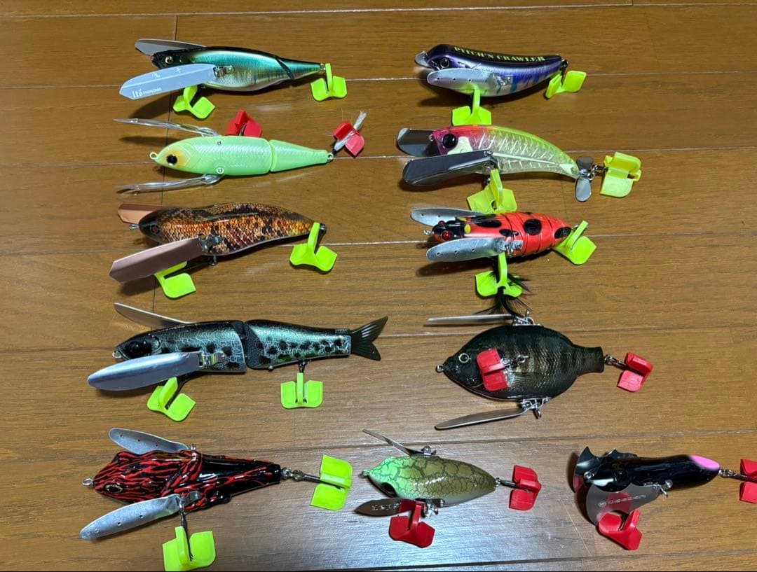 クローラーベイト　11点セット　収納ケース付