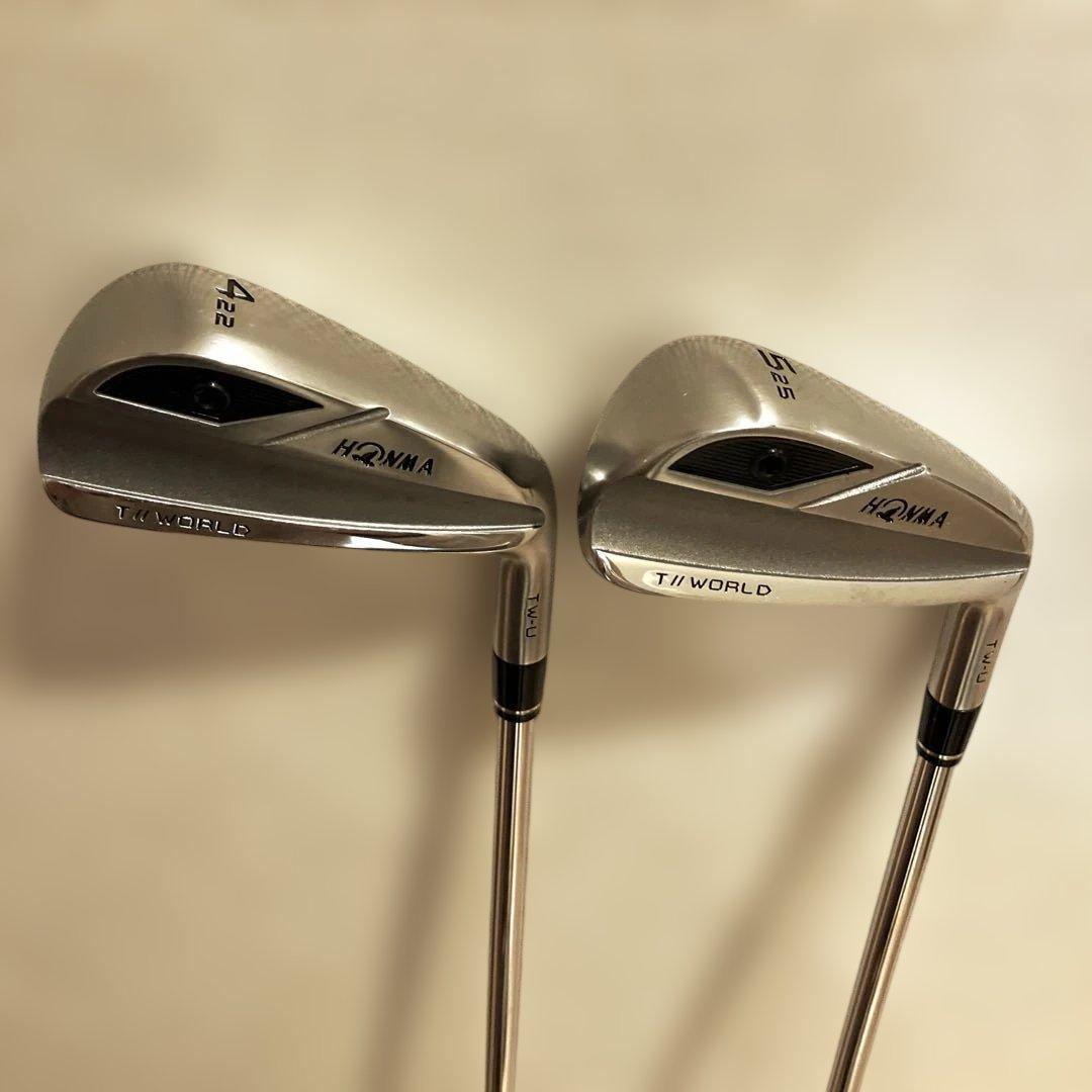 【2本セット】本間ゴルフ TW-U 4I&5I (22度・25度) DG AMT