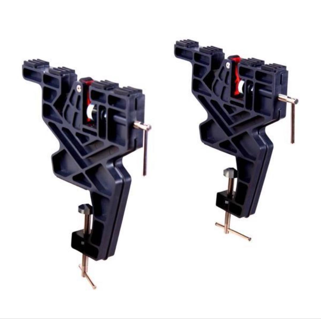 スキースノーボードバイスチューニングワックスや修理スキーバイス2個セット。