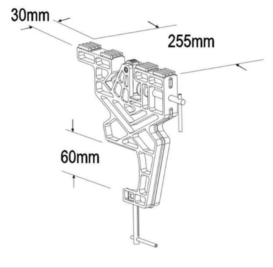 スキースノーボードバイスチューニングワックスや修理スキーバイス2個セット。