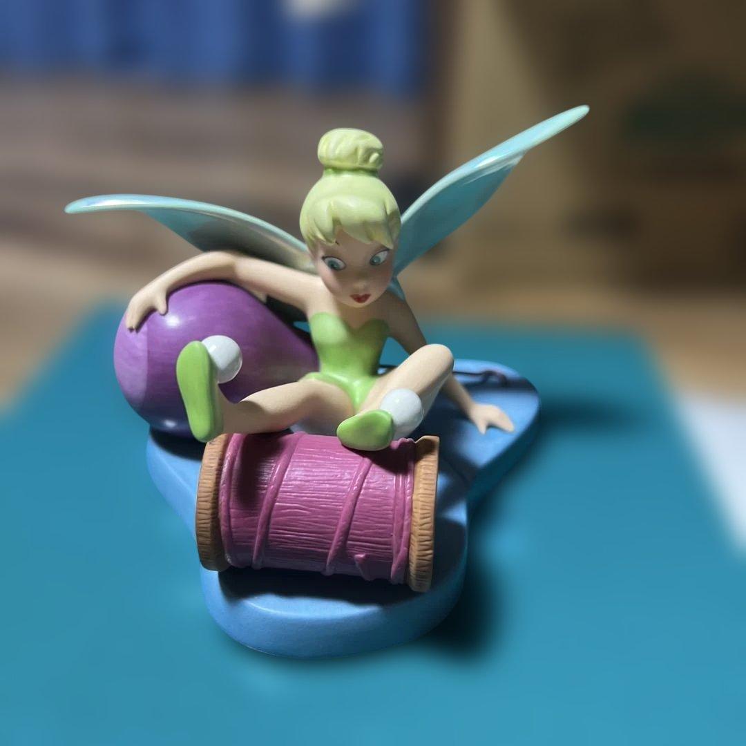 ディズニー.ティンカーベル陶器置物。