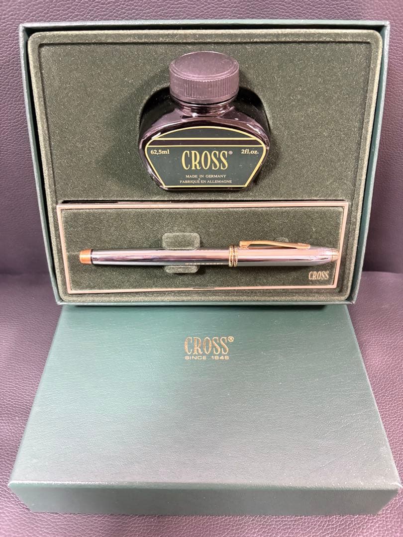CROSS 万年筆 インクセット　クロス　タウンゼント　k18　旧ロゴ