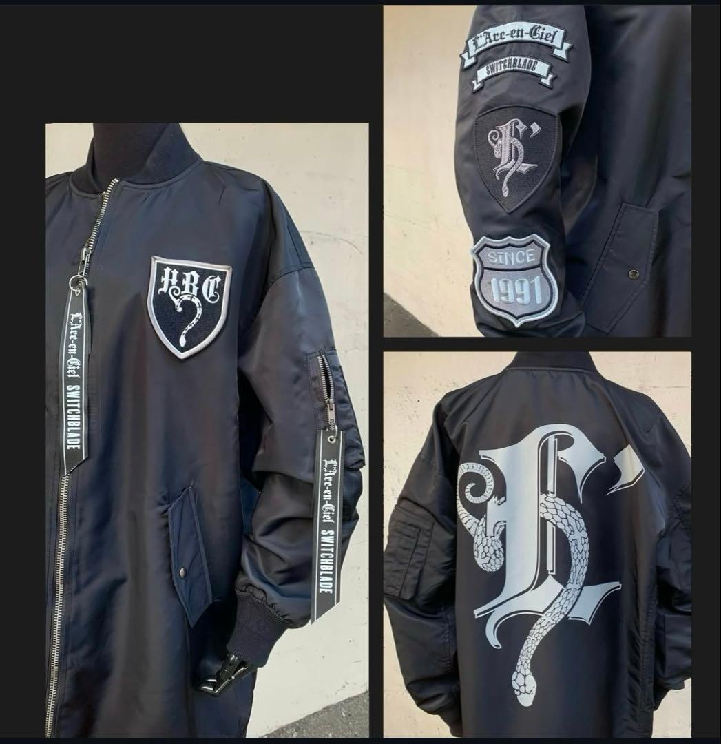 ミュージシャン hyde SWITCHBLADE LONG AVIATOR JACKET