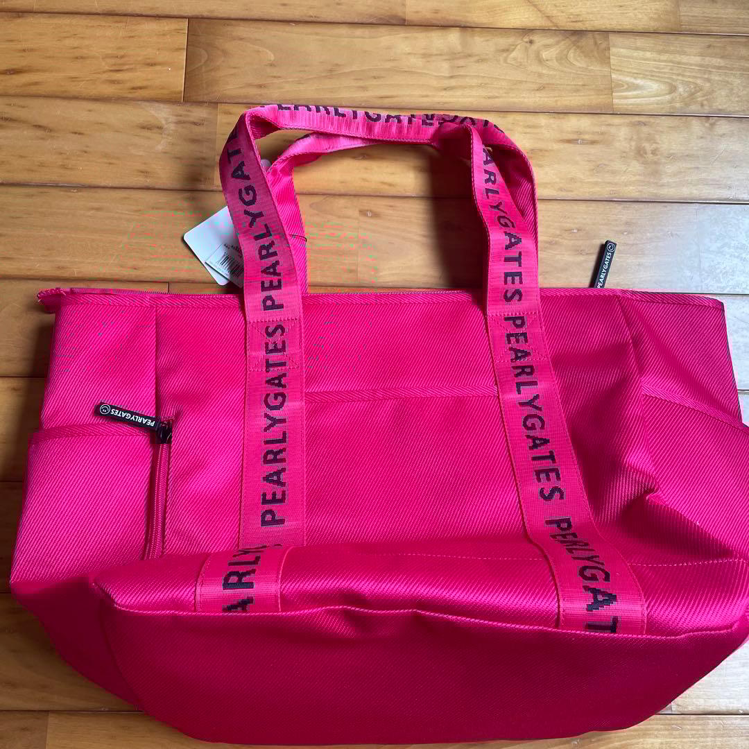 PEARLY GATES ピンク ゴルフバッグ　底縦35センチ横38センチ