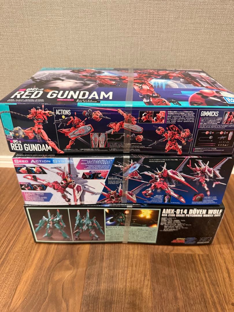 HG インフィニットジャスティスガンダム弐式　ドーベン￼・ウルフ　赤いガンダム