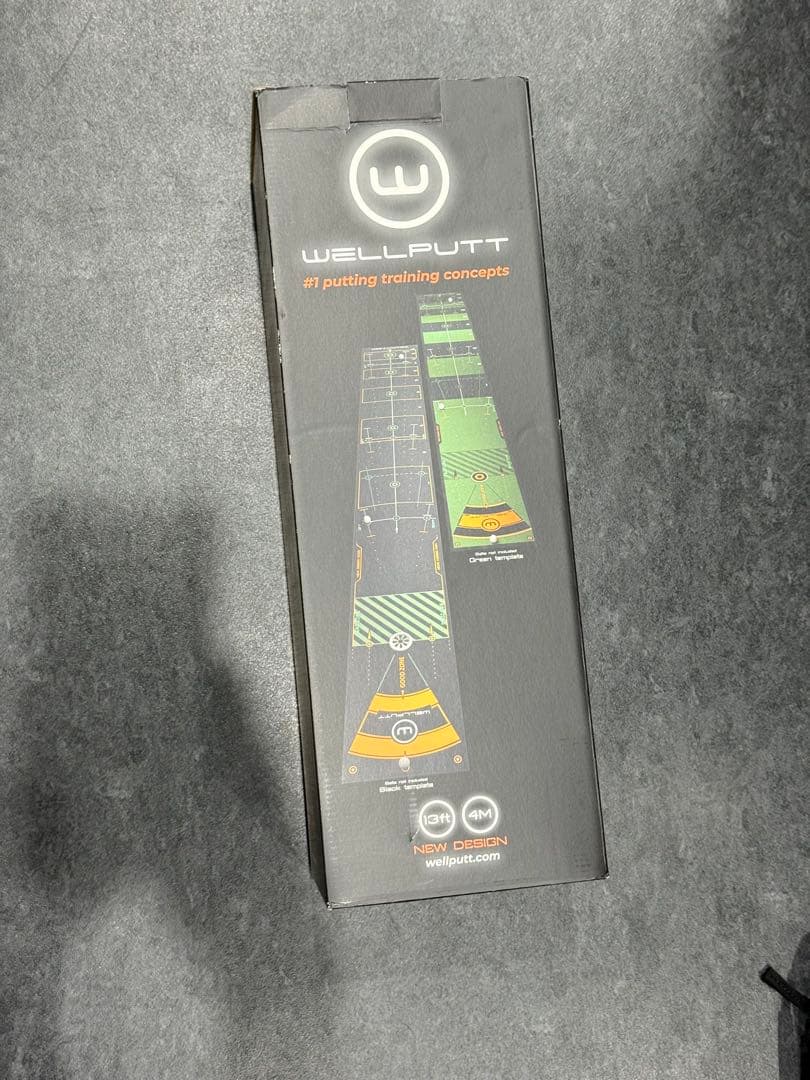 WELLPUTT ゴルフパッティングマット 400cm x 50cm