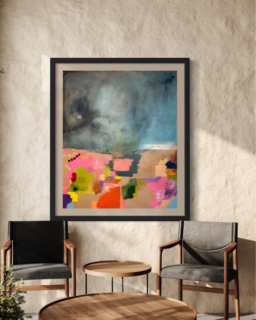 アクリル画　抽象画abstract art 新品　現代アート　大型