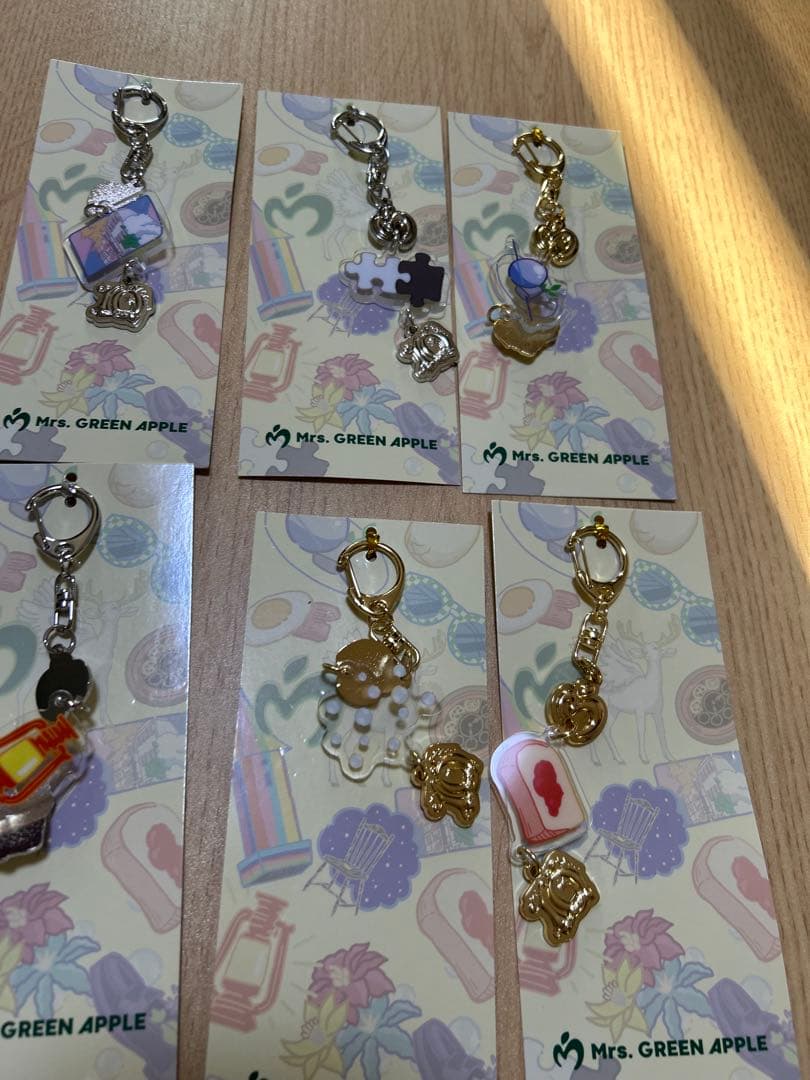 ち*ん様 Mrs. GREEN APPLE ポップアップ ランダムチャームキーホ