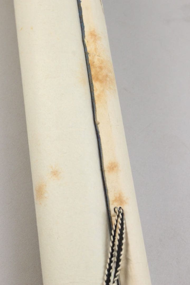 No5335 掛軸　在銘　暁清　張継詩　楓橋夜泊　六行書　紙本　唐物　送料無料