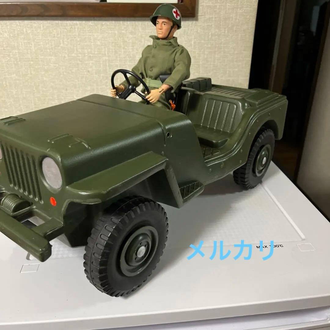 GI.joe コンバットジープ　1970年代　バスブロ社製　ジャンク