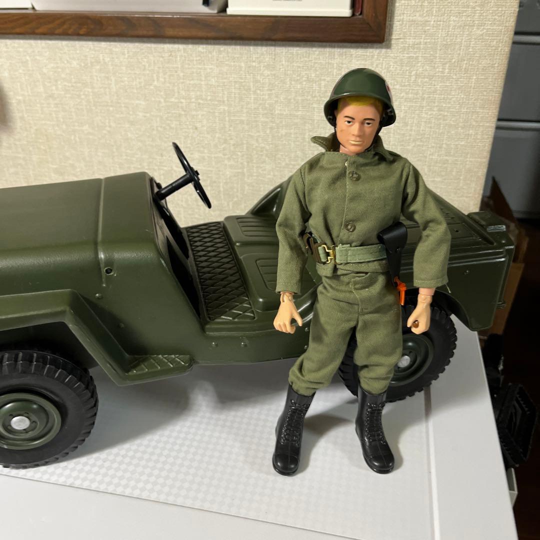 GI.joe コンバットジープ　1970年代　バスブロ社製　ジャンク