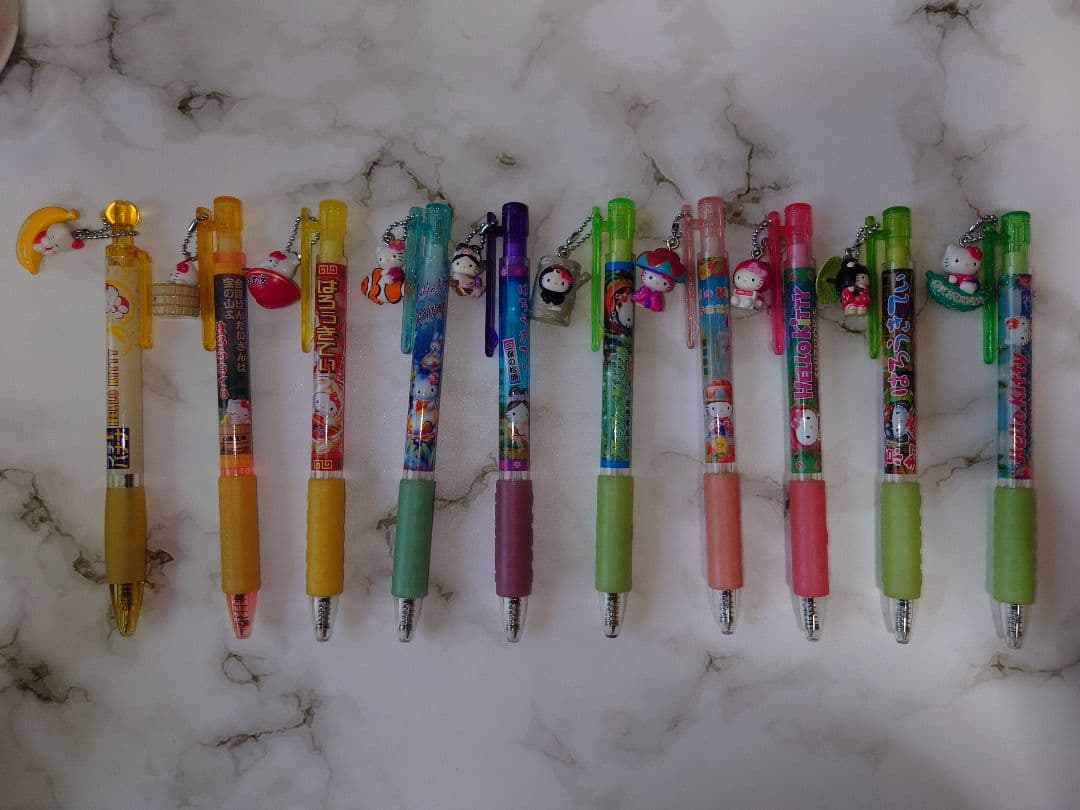 ご当地キティ　ボールペン　まとめ売り　77本