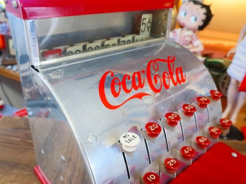 コカコーラ 本物 50s ビンテージ トイレジスター レトロ アンティーク