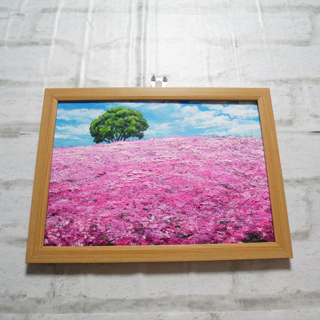 油絵 油彩 油彩画 絵 絵画【桃色吐息】