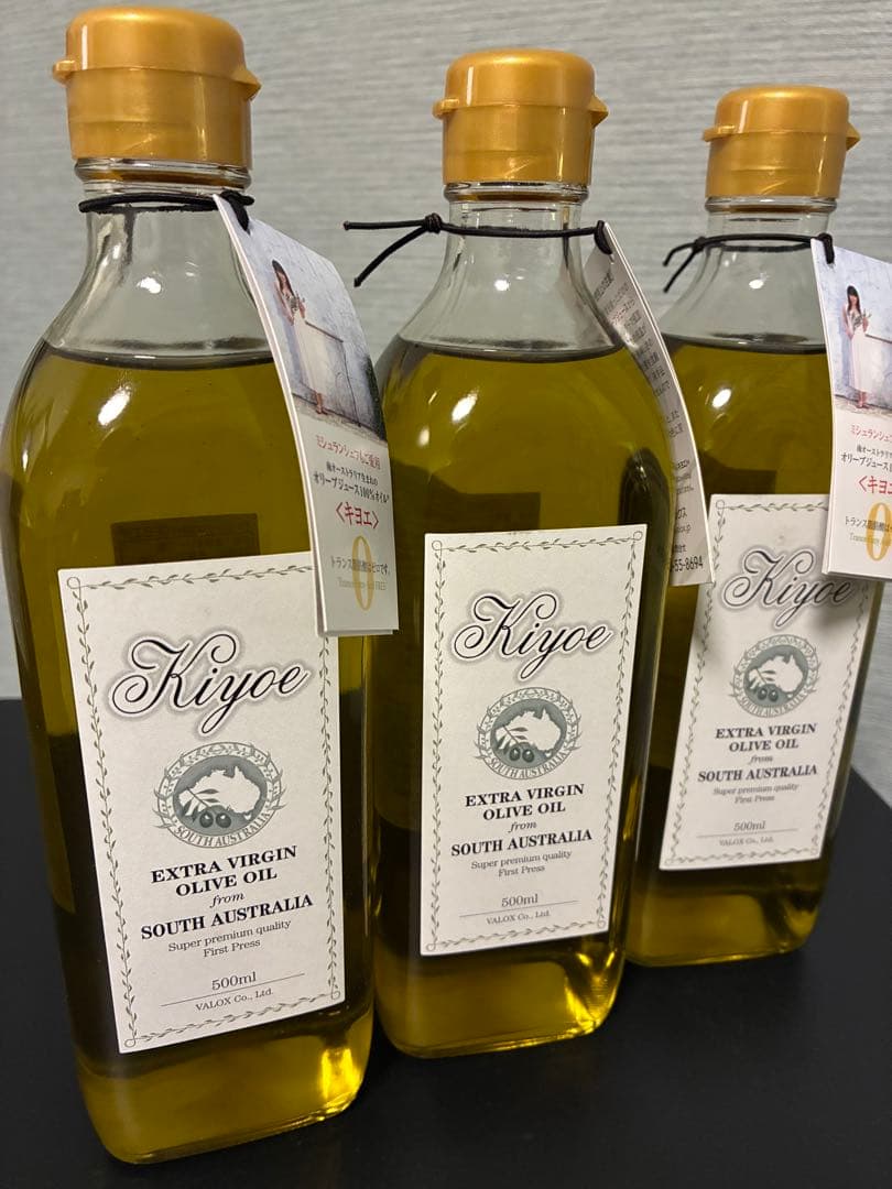 キヨエ　エクストラバージンオリーブオイル 500ml 3本セット