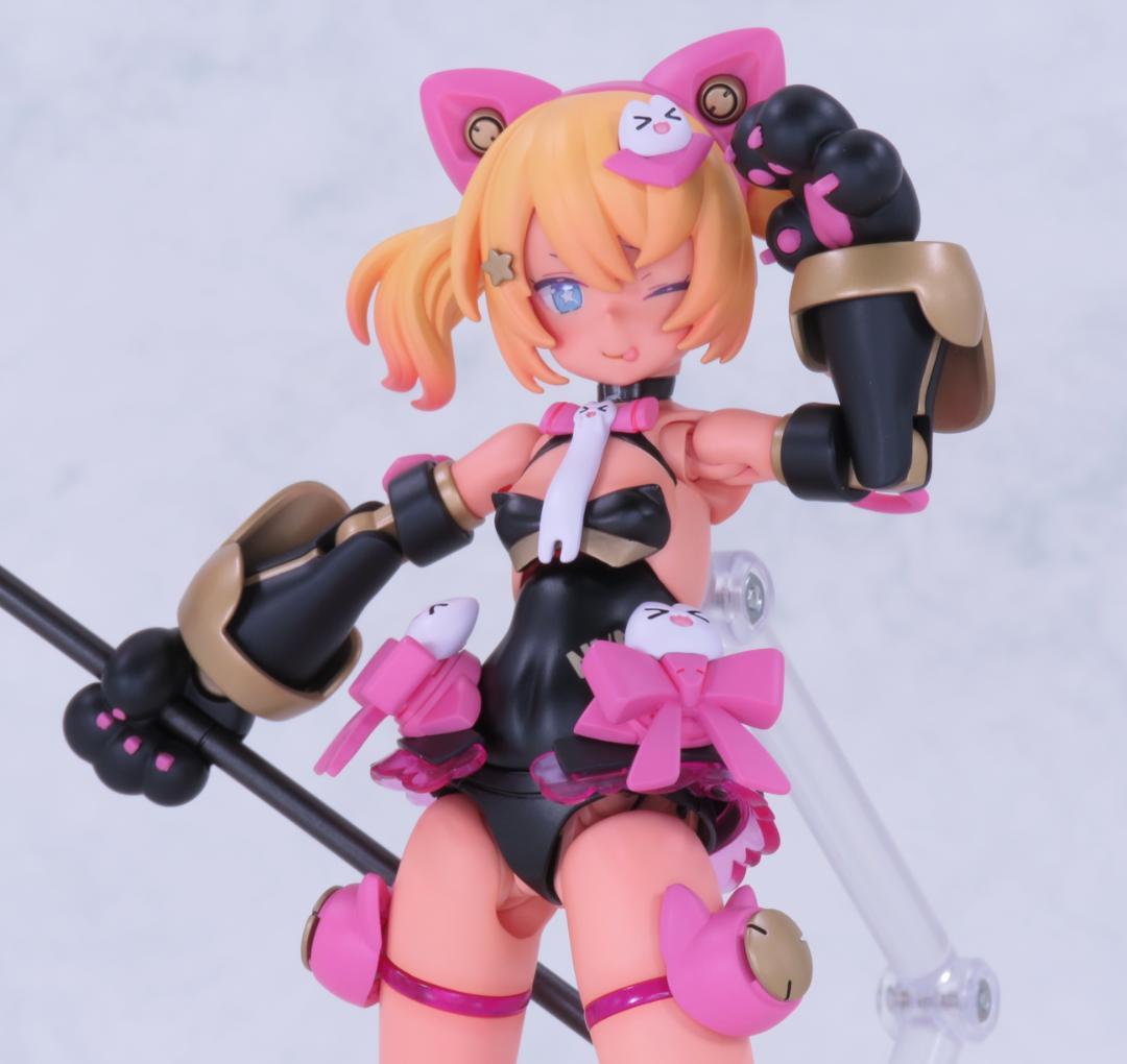 た*ー様 PUNI☆MOFU 黒マオ 改修 全塗装 完成品 コトブキヤ プラモデ