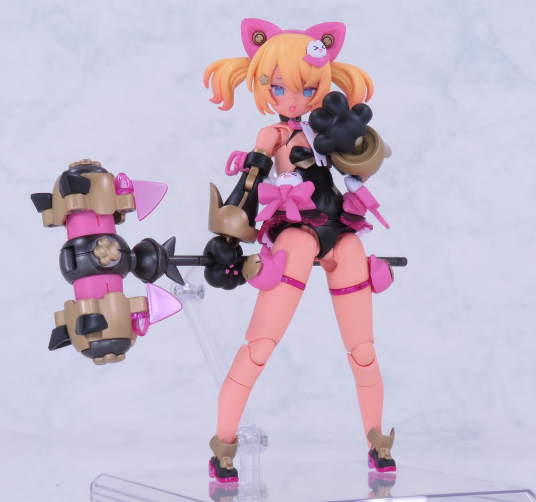 た*ー様 PUNI☆MOFU 黒マオ 改修 全塗装 完成品 コトブキヤ プラモデ