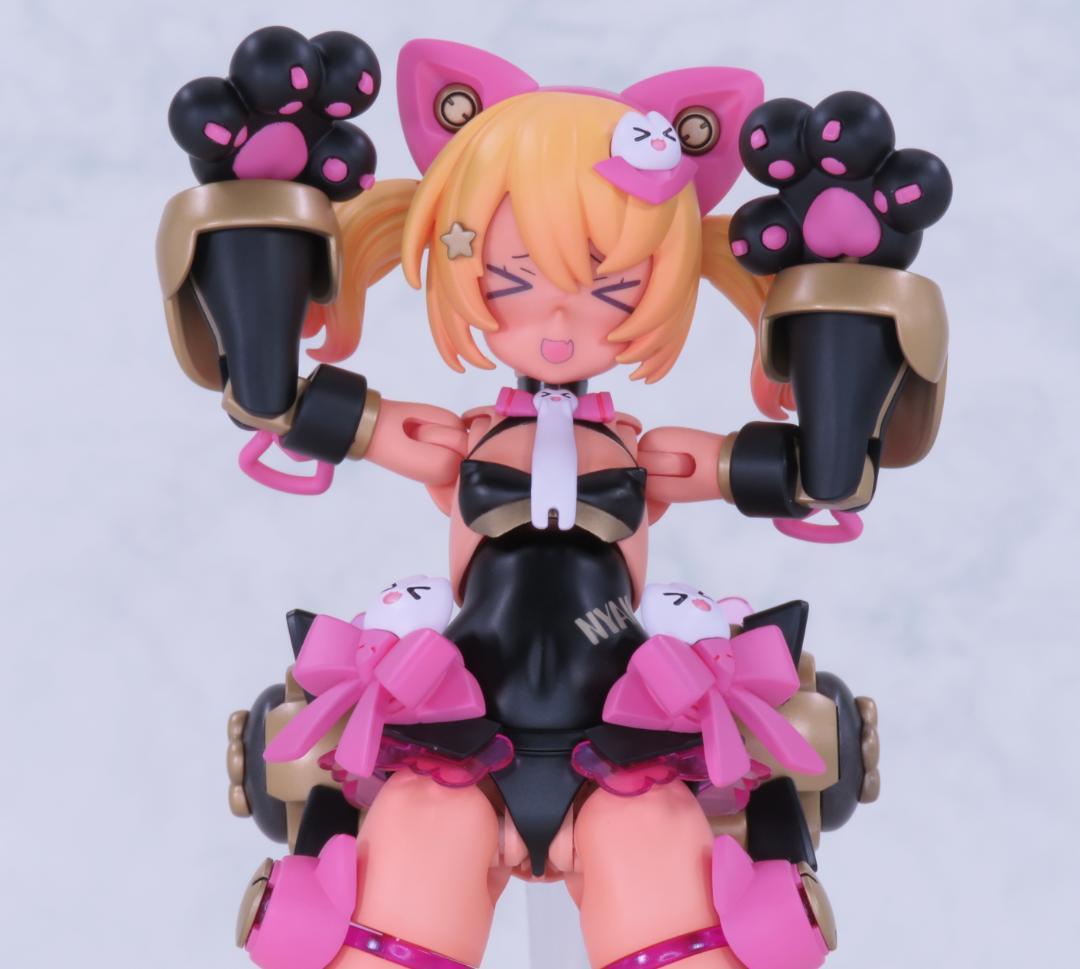 た*ー様 PUNI☆MOFU 黒マオ 改修 全塗装 完成品 コトブキヤ プラモデ